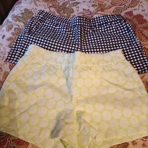 Polka Dot and Geometric Patterned Shorts